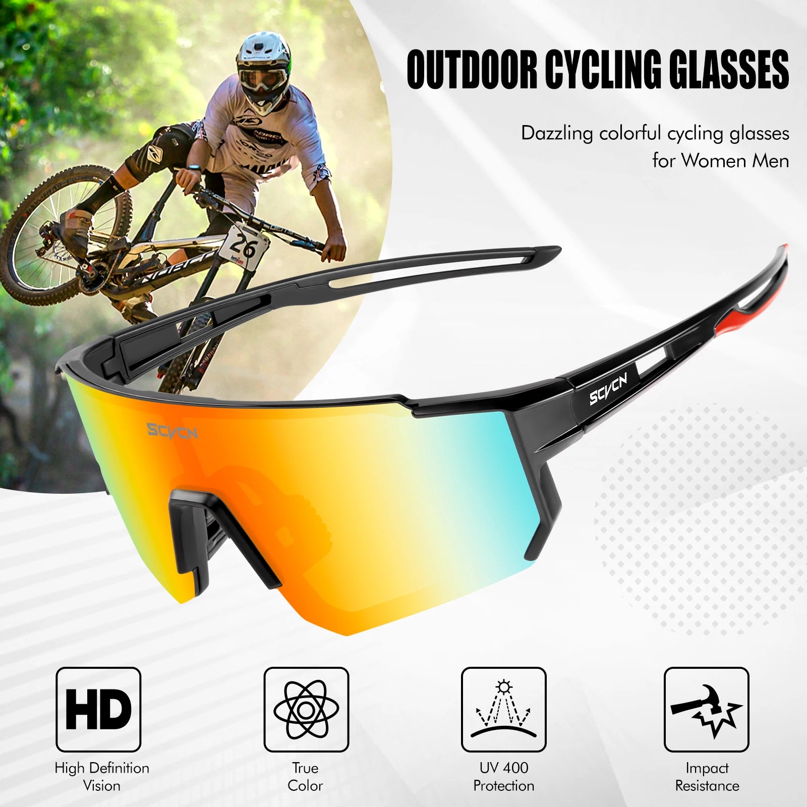 SCVCN Performance Cycling Sunglasses