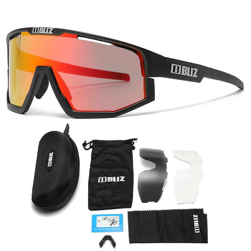 B BLIZ Fusion Performance Cycling Sunglasses